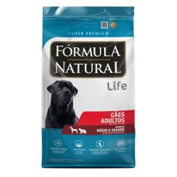 Ração Seca Fórmula Natural Super Premium Life para Cães Adultos Porte Médio e Grande 15Kg