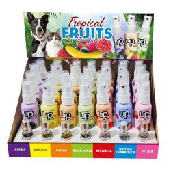 Perfume Pet Tropical Fruits Up Clean (60ml) Kit com 28 un. - p/ Cães e Gatos