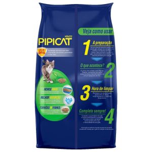 Areia Higiênica Pipicat Classic 4Kg - Controle de Odor e Grãos Finos