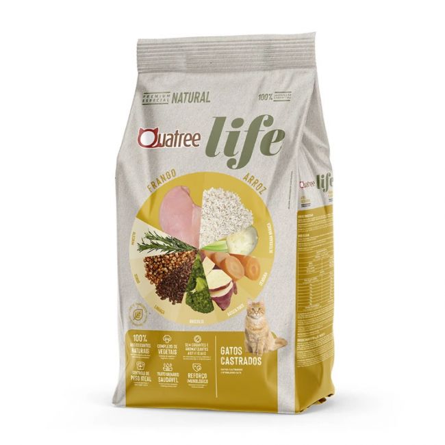 Quatree Life Gatos Castrados 10,1Kg