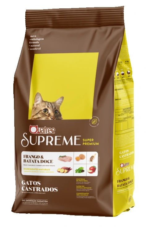 Quatree Supreme Gatos Castr Frango 10,1Kg